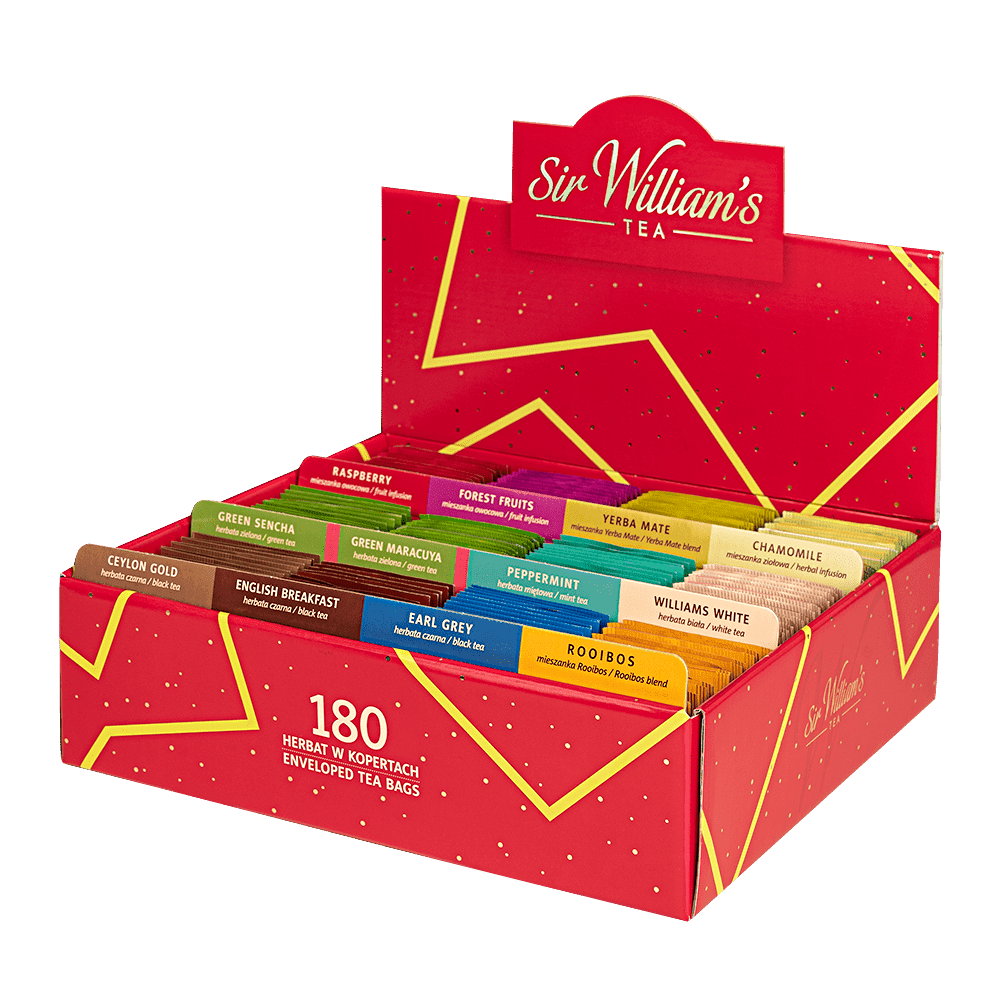 TEKTUROWY PREZENTER 180 HERBAT SIR WILLIAM’S TEA
