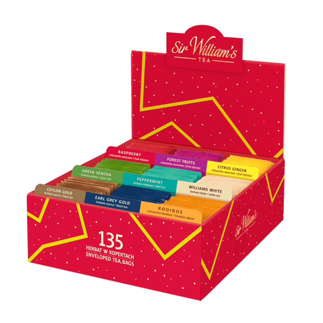 TEKTUROWY PREZENTER 135 HERBAT SIR WILLIAM’S TEA