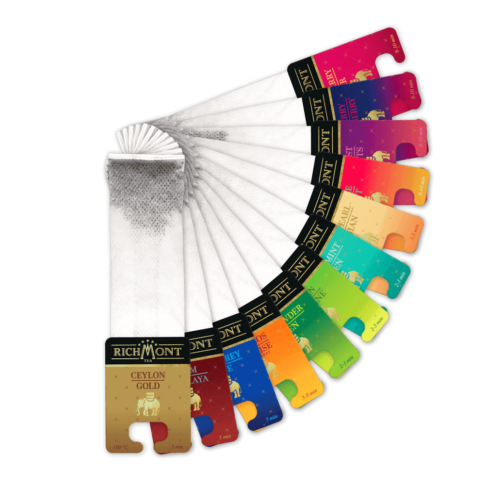 Herbata Richmont Mix Traditional 12 Saszetek z Zestawem do Celebracji Herbaty Richmont