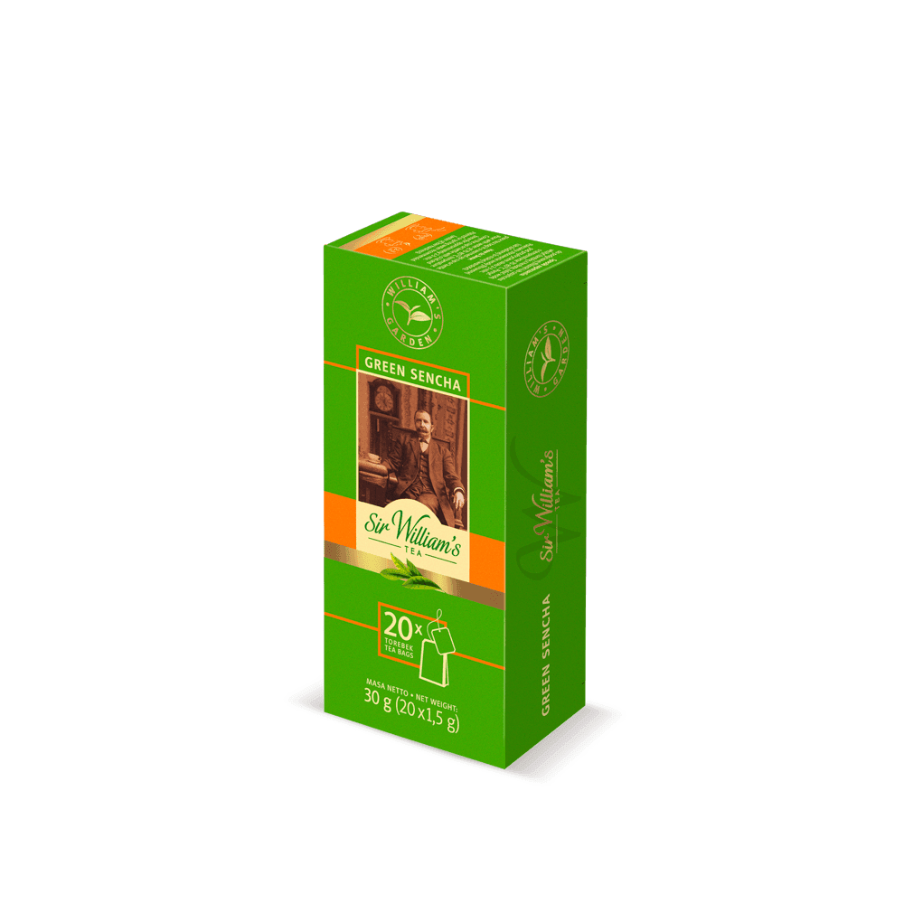 Zielona Herbata Sir William's Tea Green Sencha 20 Saszetek