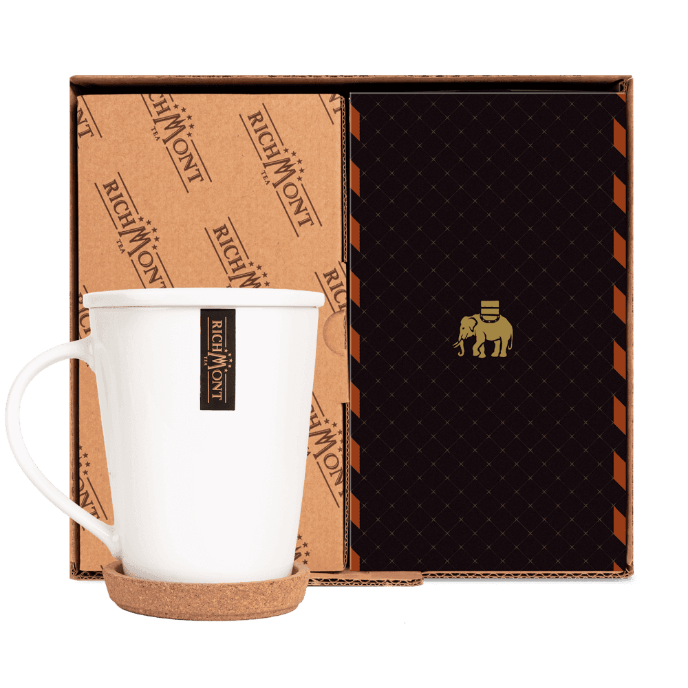 Herbata Richmont English Breakfast 40 Saszetek z Zestawem do Celebracji Herbaty Richmont