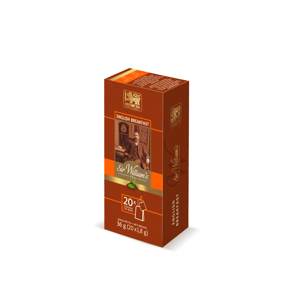 Czarna Herbata Sir William's Tea English Breakfast 20 Saszetek