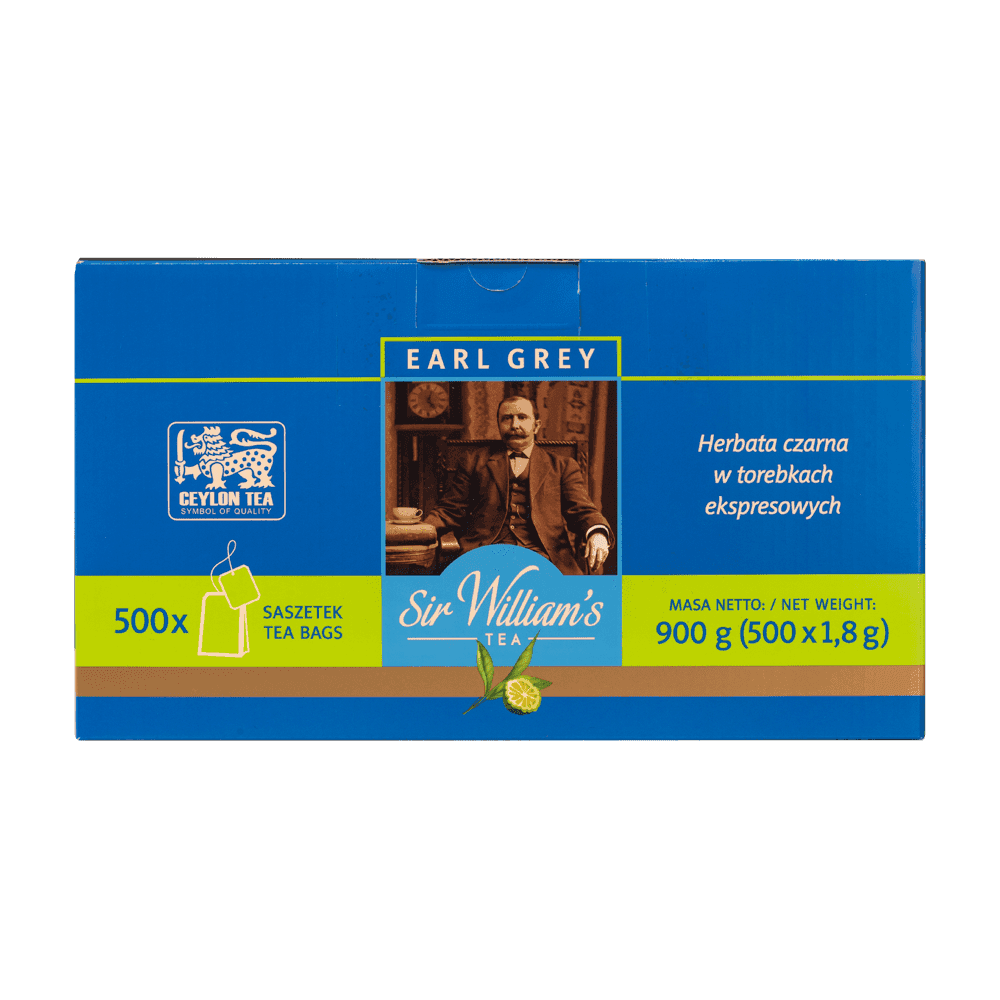 Czarna Herbata Sir William's Earl Grey 500 Saszetek