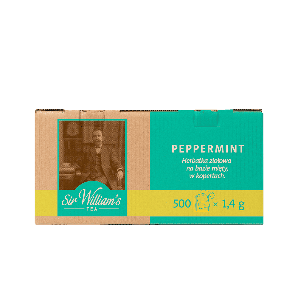 Herbatka Ziołowa Na Bazie Mięty Sir William's Tea 500 Saszetek