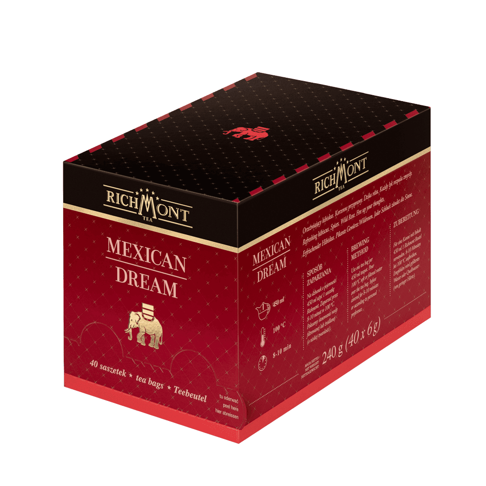 Herbatka Richmont Mexican Dream 40 Saszetek z Zestawem do Celebracji Herbaty Richmont