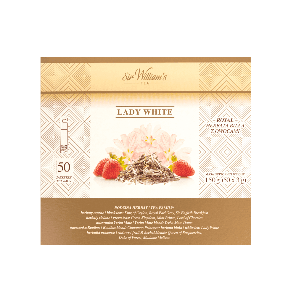 Biała Herbata Sir William's Royal Lady White 50 Saszetek