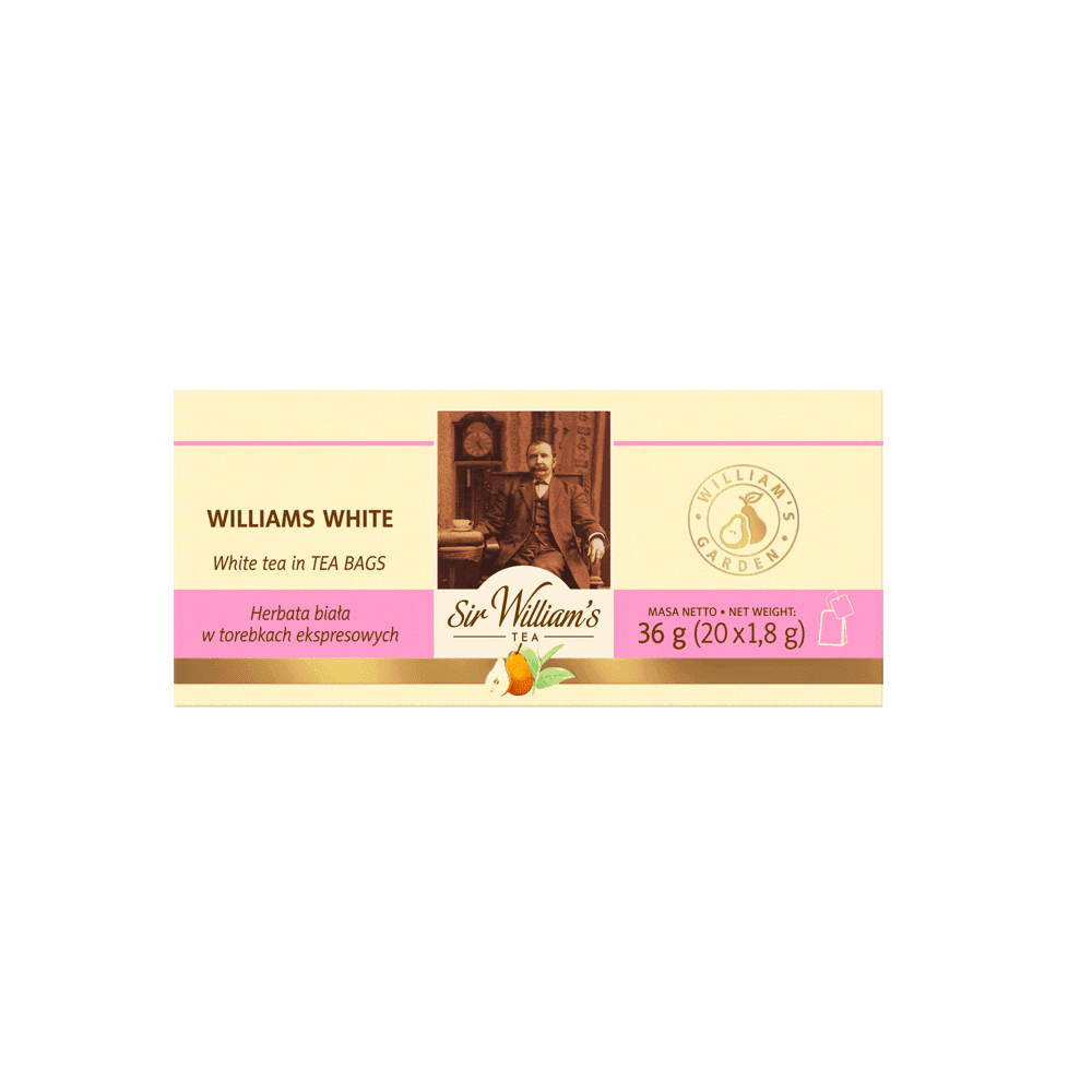Biała Herbata Sir William's Tea Williams White 20 Saszetek
