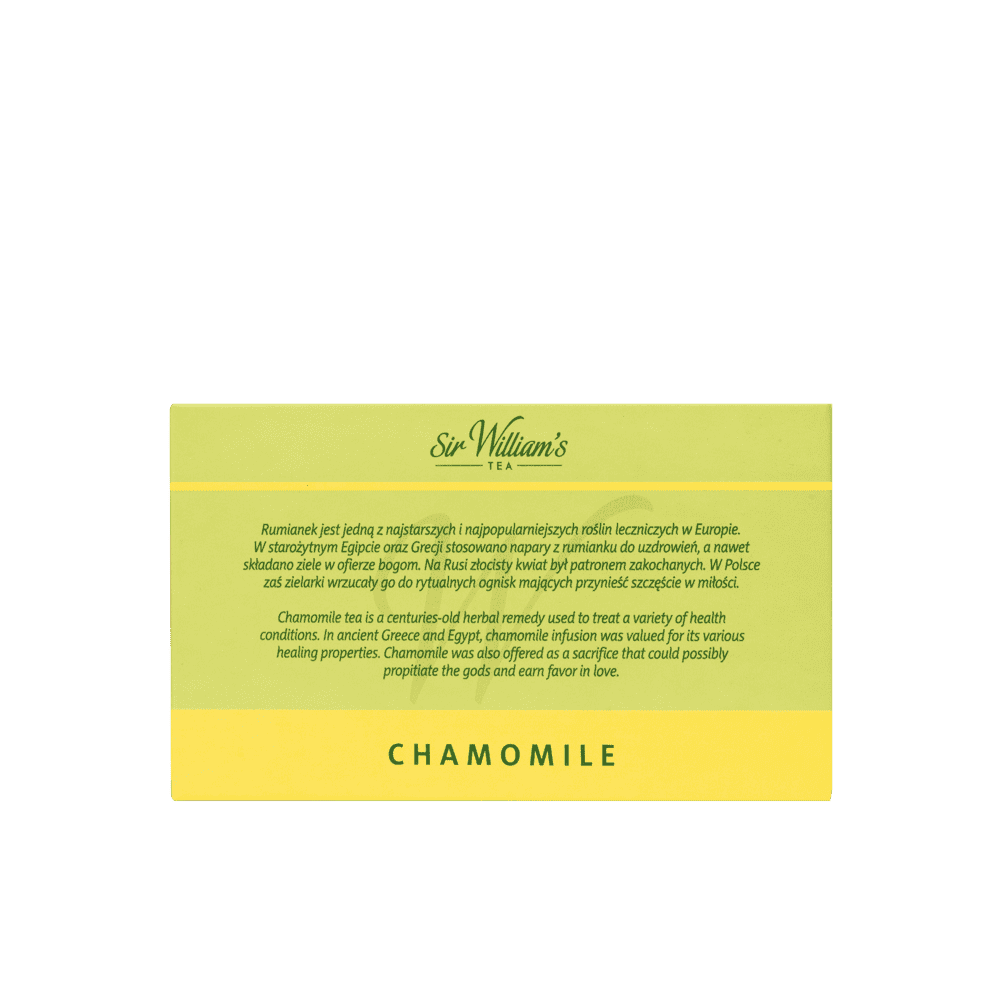 Ziołowa Herbata Sir William’s Tea Chamomile 50 Saszetek