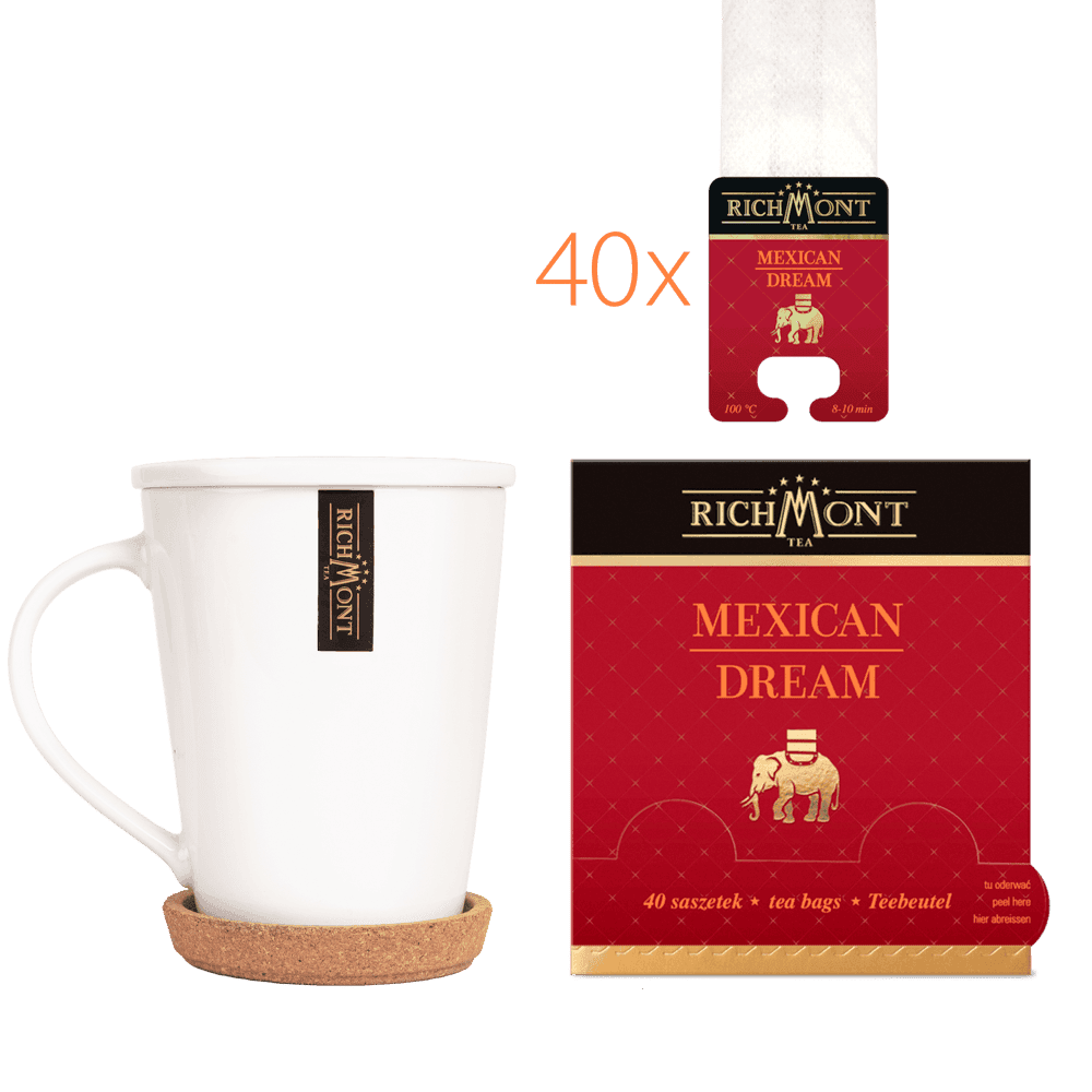 Herbatka Richmont Mexican Dream 40 Saszetek z Zestawem do Celebracji Herbaty Richmont