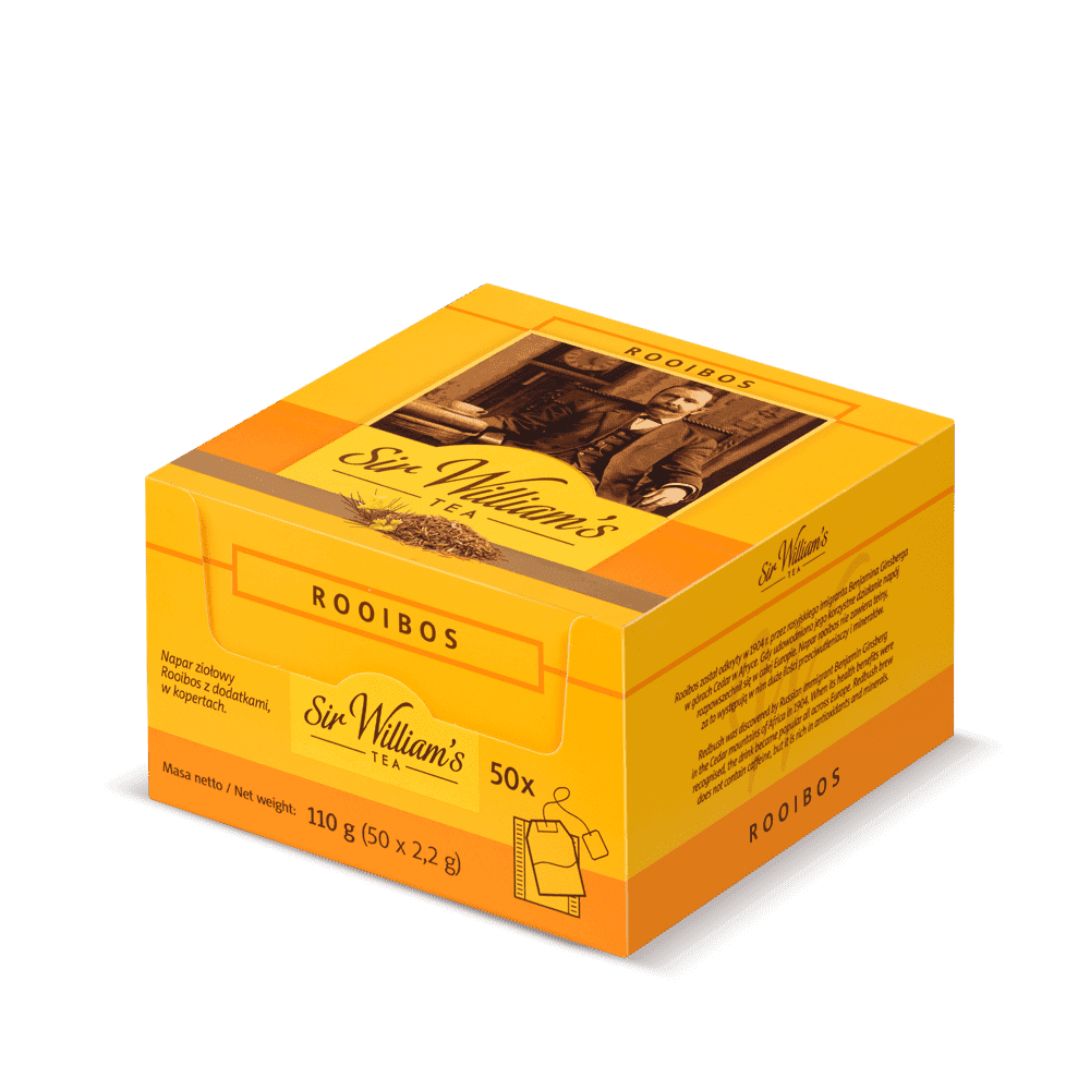 Herbata Sir William’s Tea Rooibos 50 Saszetek