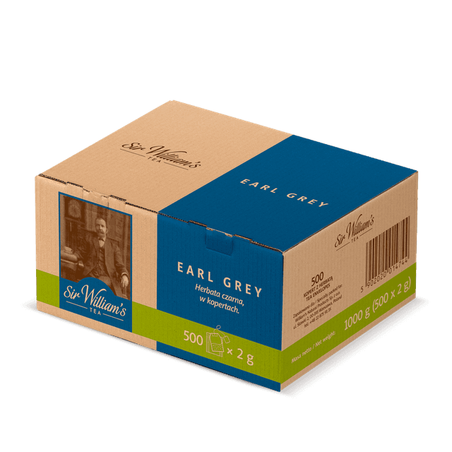 Czarna Herbata Sir William’s Tea Earl Grey 500 Saszetek